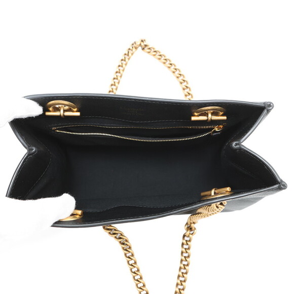 BALENCIAGA Black Leather Tote Bag - Picture 5 of 16